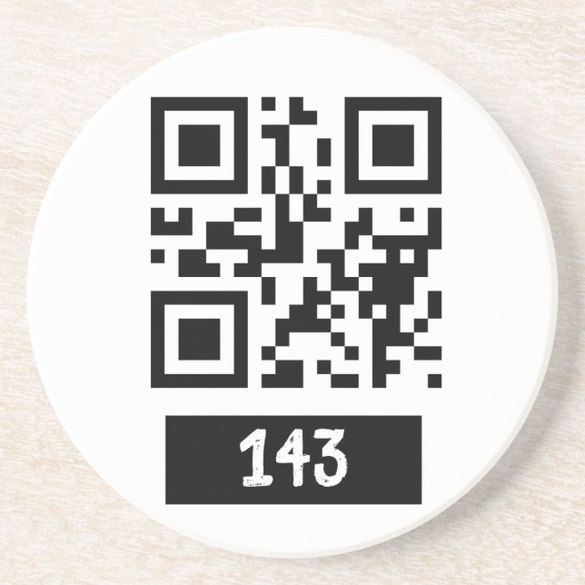 143 hemligt QR-kodmeddelande, avkoda det och säg d Underlägg (Framsidan)