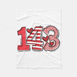 143 Love Code 2025 Design For Expressing Affection Fleecefilt