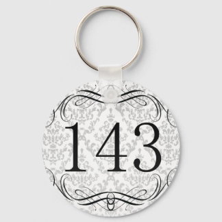 143 Områdeskod Nyckelring