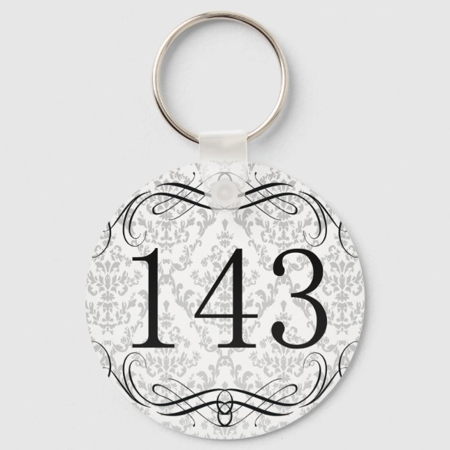 143 Områdeskod Nyckelring (Framsida)