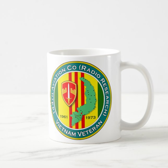 144. Avn Co RR 1 - ASA Vietnam Kaffemugg (Höger)