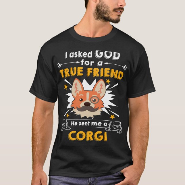 144 skickade han en Corgi till mig T Shirt (Framsida)