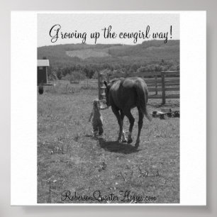 146, Growing the cowgirl way! Poster