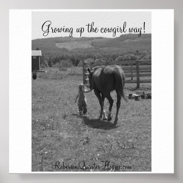 146, Growing the cowgirl way! Poster (Framsidan)