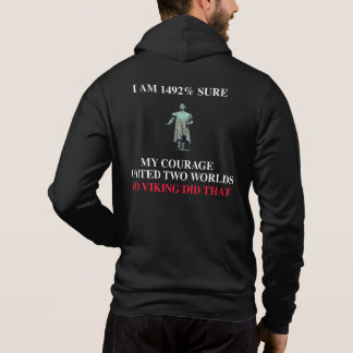 1492% Hoddie med zipper T Shirt