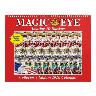 14,25" bred 2026 International Magic Eye Kalender