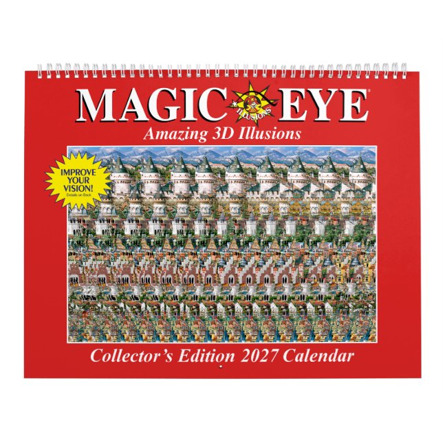 14,25" Bredd 2027 International Magic Eye Kalender (Omslag)