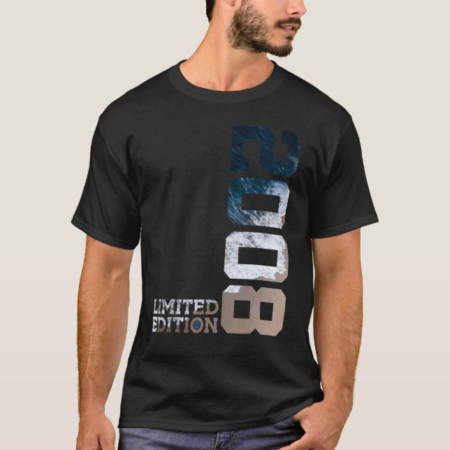 14 år 14:e födelsedagen 2008 t shirt (Framsida)