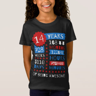 14 år av att vara enormt - 14th t shirt