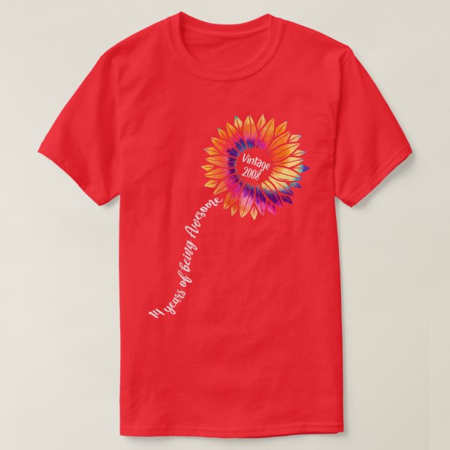 14 år efter att ha varit Fantastisk 14:e födelseda T Shirt (Design framsida)
