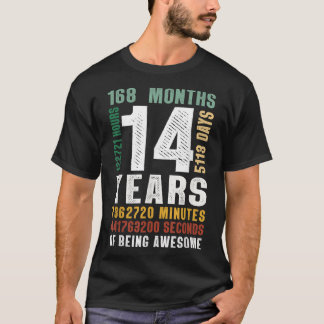 14 år för att vara Fantastisk 14:e födelsedagsgåsb T Shirt