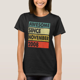 14 år gammal Fantastisk sedan november 2008 14:e b T Shirt