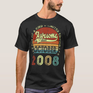 14 år gammal Fantastisk sedan oktober 2008 14:e få T Shirt
