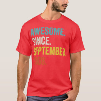 14 år gammal Fantastisk sedan september 2008 14:e T Shirt