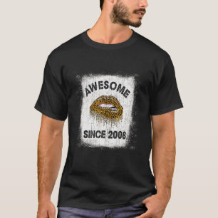 14 år gammal födelsedag Fantastisk sedan 2008 Leop T Shirt