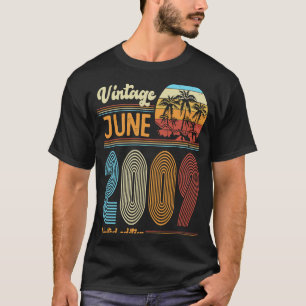 14 år gammal födelsedagsdag Vintage juni 2009 Flic T Shirt