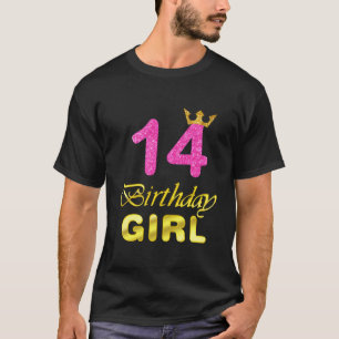 14 år Gammal födelsedagskalkyl 14:e födelsedag T Shirt