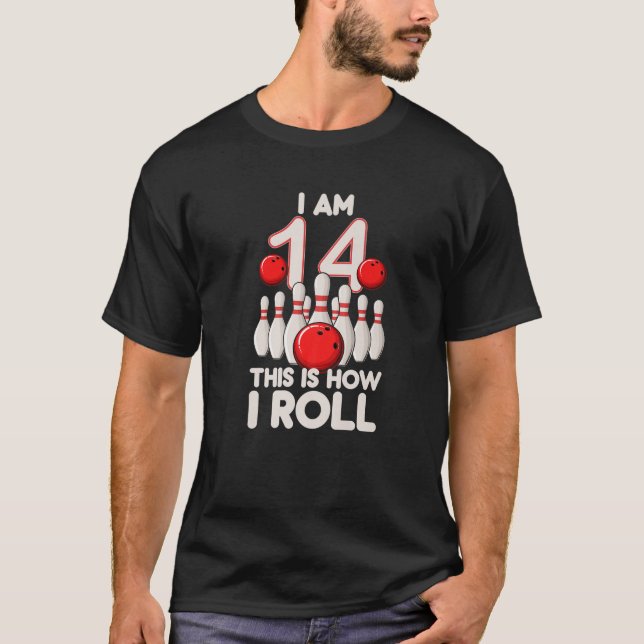 14 år gammal gångare Party 14:e födelsedagen är hu T Shirt (Framsida)