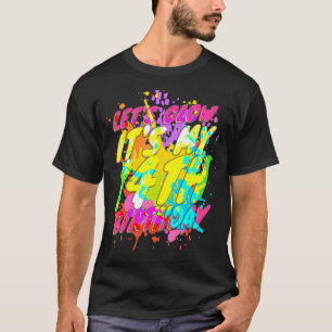 14 år gammal Låt oss glöd Party 14:e födelsedagen T Shirt