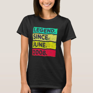 14 år gammal Vintage sedan juni 2008 14th B T Shirt