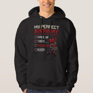 14-årig gamer Gift Boy Tonåring 14:e Perfektens fö Hoodie