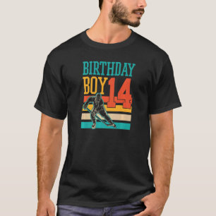 14 års gammal ishockey, trettonde Födelsedagsfeste T Shirt