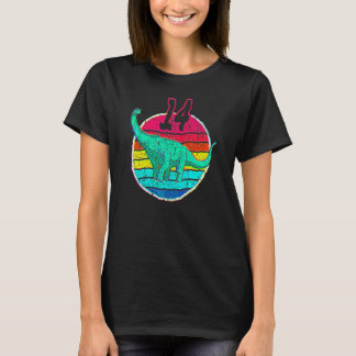 14-årsdag Jag Brachiosaurus Diplodocus I Familj T Shirt