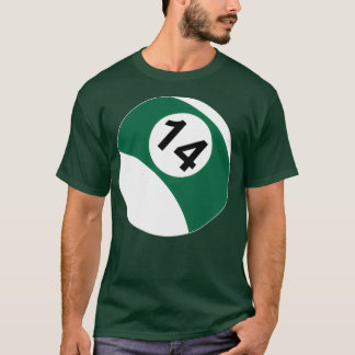 14 Boll Bassäng-biljardbiljard T Shirt