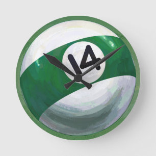 14 Boll Rund Klocka
