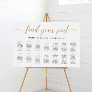 14 Bord Hitta Din Plats Sittplatskarta Plan Poster