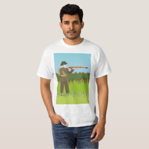 14# brittisk Rifleman, D-dag (världskrig II) Tee