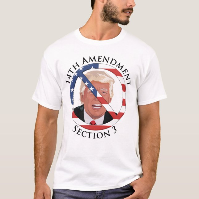 14:e ändringen antitrumpeter t shirt (Framsida)