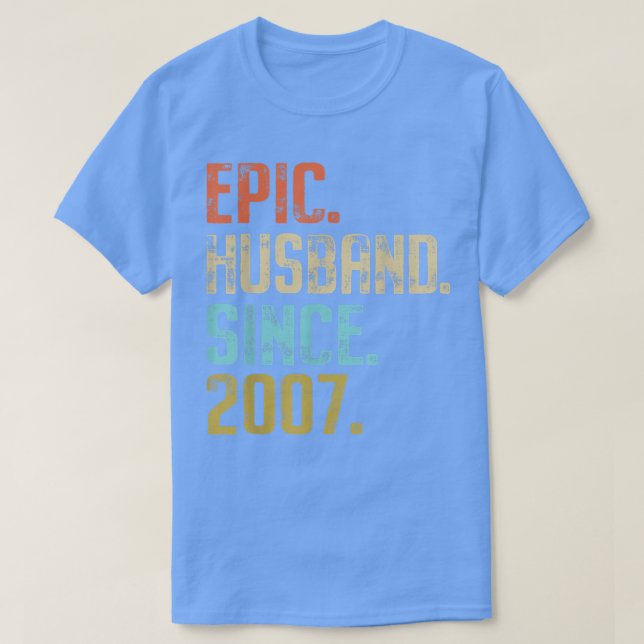 14:e Bröllop-årsdagen för hans Epic Make Sinc T Shirt (Design framsida)