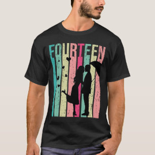 14:e Bröllop-årsdagen för Make-frun 14 år T Shirt
