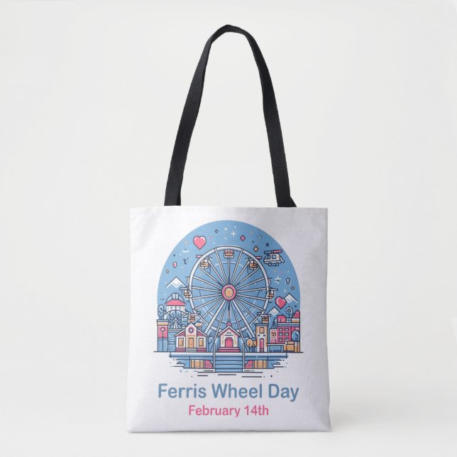 14:e Ferris Wheel Day Tygkasse (Framsida)