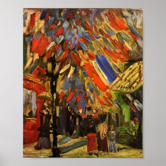 14:e Firande i Paris Van Gogh Fine Art Poster