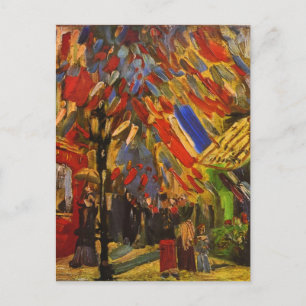14:e Firande i Paris Van Gogh Fine Art Vykort