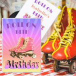 14:e födelsedag Retro Roller Skate Lila Sunbeam Inbjudningar<br><div class="desc">Ett tema 14:e Födelsedagsfest inbjudan med stora rullskridskor. Ändra enkelt informationen för din egen anpassningsbar-födelsedagsinbjudan. Oljor för lila och gult finns också på kortet som anger fjortonde födelsedag. Från en rad anpassningsbar,  privat stationär från Chessies Bra Design.</div>