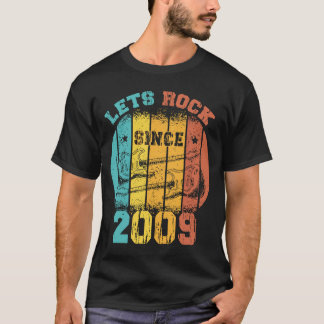 14:e födelsedag Vintage 2009 Retro 14 år gammal Gu T Shirt