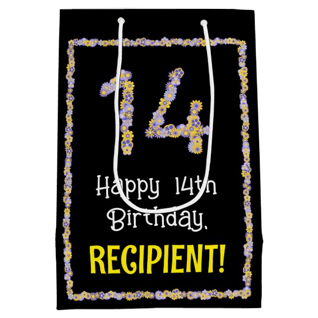 14:e födelsedagen: Blommigt Flowers Number, eget n (Baksidan)