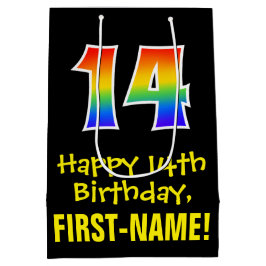 14:e födelsedagen: Roligt, fetstil, färgstark, reg