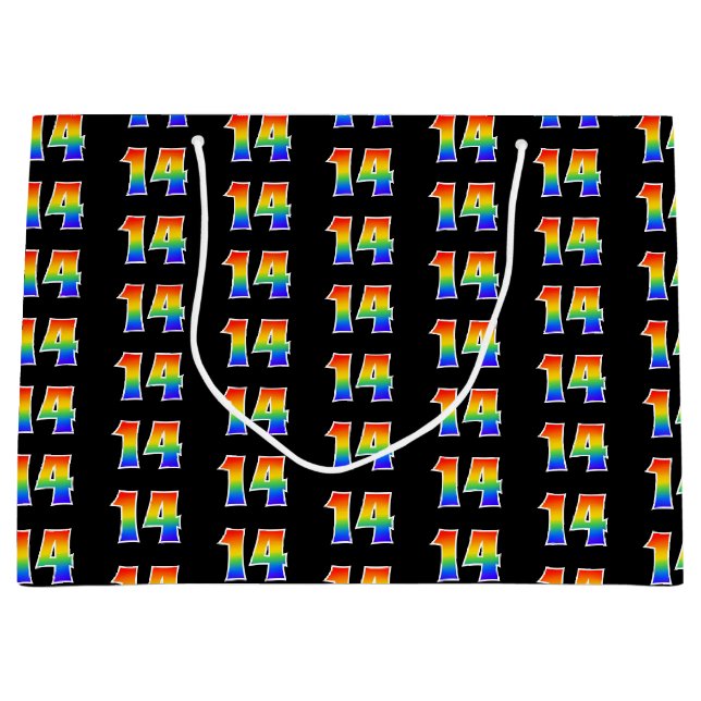 14:e födelsedagen: Roligt Regnbågshändelse nummer  (Framsidan)