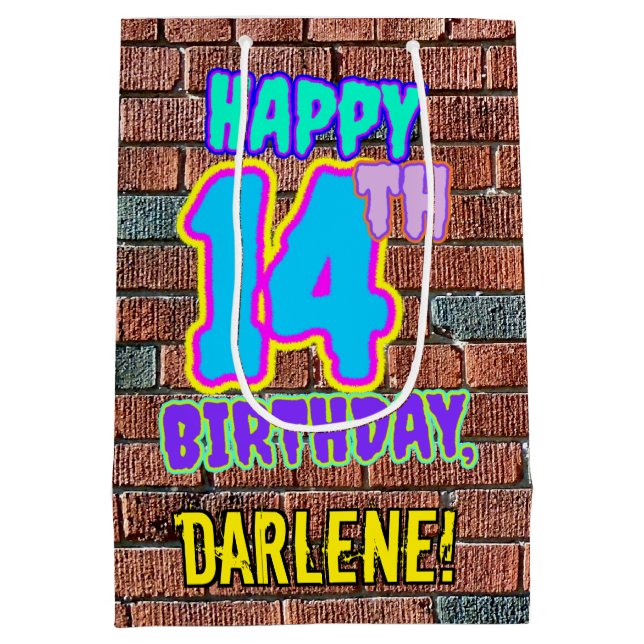 14:e födelsedagen: Roligt, Urban Graffiti Inspired (Baksidan)