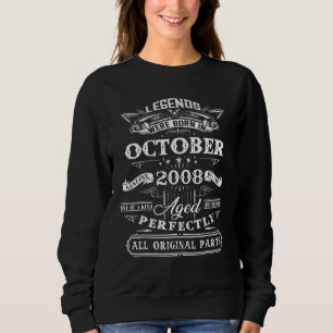 14:e födelsedagsljud född i oktober 2008 14 år t shirt