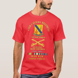 14:e kavalleriregementet med Cav Br 1:a kvadraten T Shirt