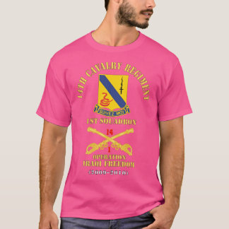 14:e kavalleriregimen med Cav Br 1:a fyrkantsopera T Shirt