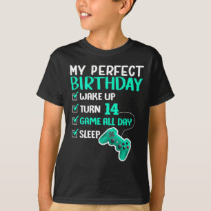 14:e Perfektens spel på födelsedagen 14 års ål T Shirt
