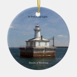 14 Foot Shoal Light-ornament Julgransprydnad Keramik