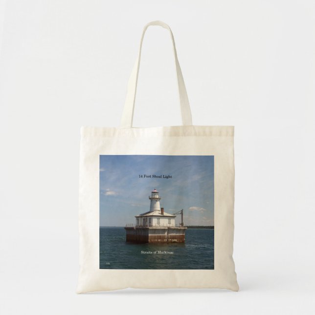 14 Foot Shoal Light tote bag Tygkasse (Framsidan)