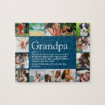 14 Foto Best Grandpa, Pappa, Grandad Definition Pussel<br><div class="desc">14 fotokollage-pussel för att du ska kunna anpassa din speciella farfar,  morad,  pappa eller puckel för att skapa en unik gåva. Ett perfekt sätt att visa honom hur fantastisk han är varje dag. Designad av Thisisnotme©</div>